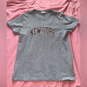 BRANDY MELVILLE / JOHN GALT Gray Baby T - OS